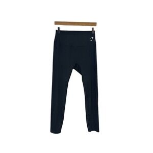 Gymshark B2A8F Womens Hi Rise Athletic Training Leggings Black Size XL